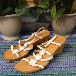 Italian Shoemakers White Wedges